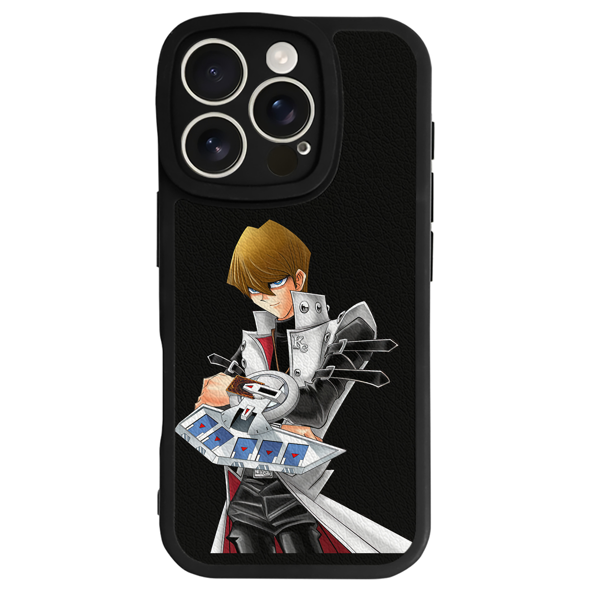 遊☆戯☆王 Yu-Gi-Oh! 【iPhone 16シリーズ対応】シリコンスマホケース（レザー調） 材質：シリコン